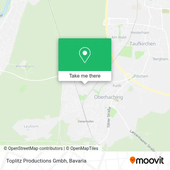 Toplitz Productions Gmbh map