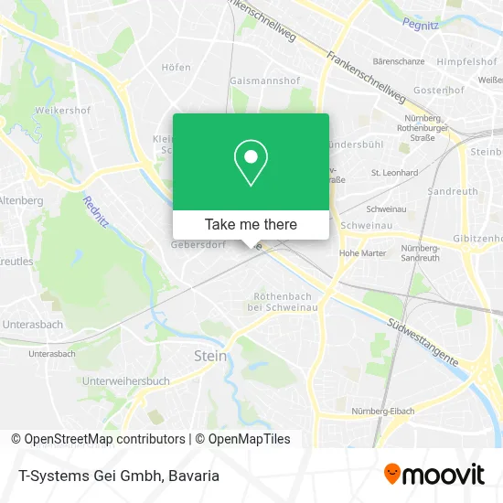 T-Systems Gei Gmbh map