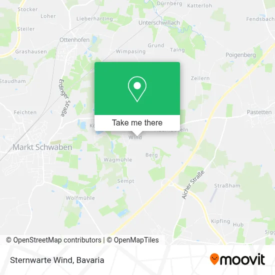 Sternwarte Wind map