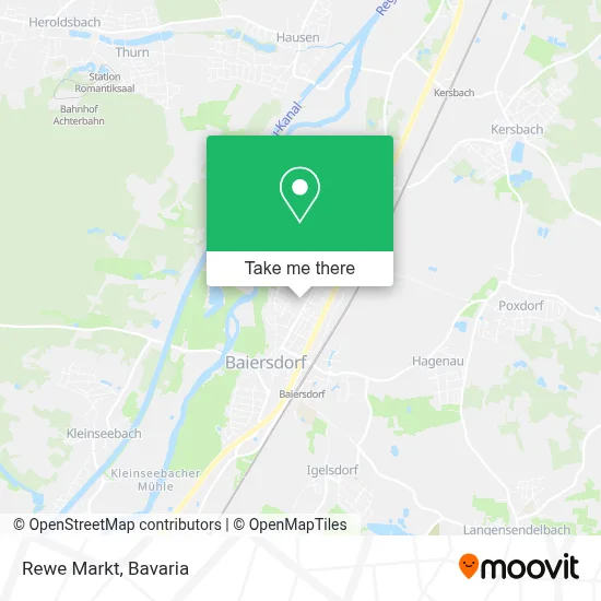 Rewe Markt map