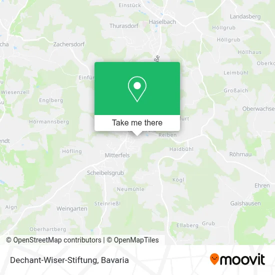 Dechant-Wiser-Stiftung map