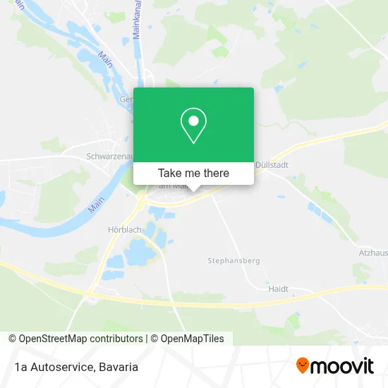 1a Autoservice map