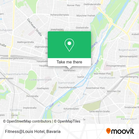 Fitness@Louis Hotel map