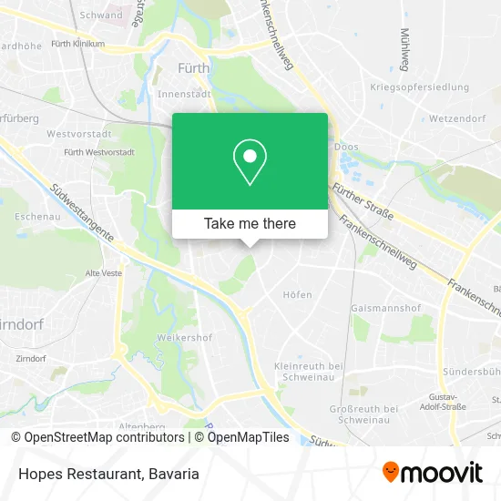 Hopes Restaurant map