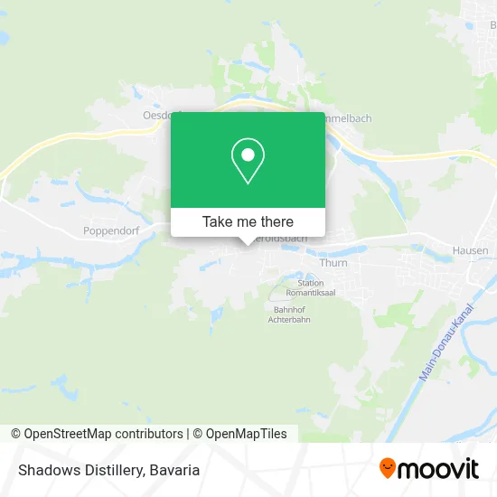 Shadows Distillery map