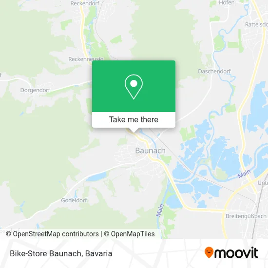 Bike-Store Baunach map