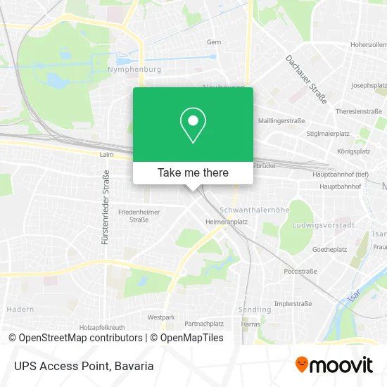 Ups Access Point map