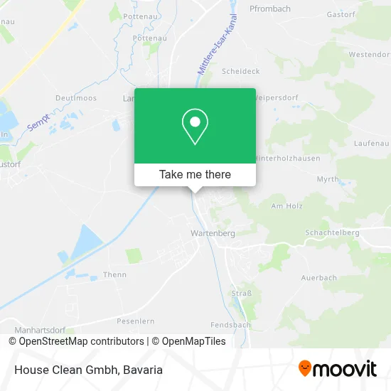 House Clean Gmbh map