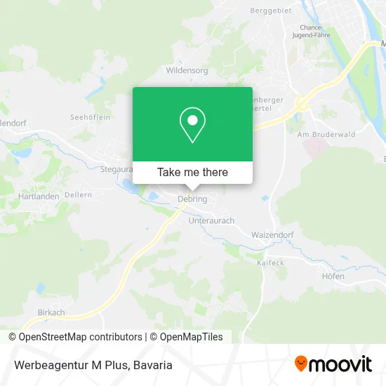 Werbeagentur M Plus map
