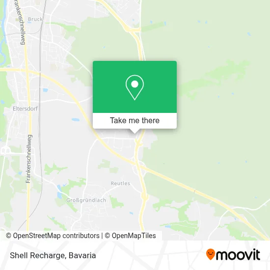 Shell Recharge map