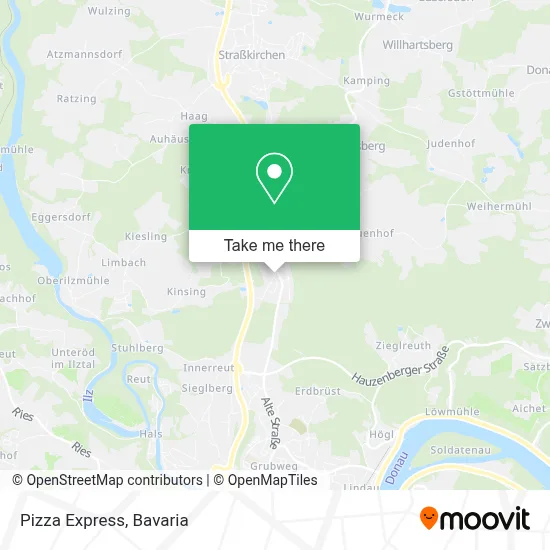Pizza Express map