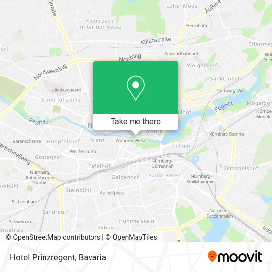 Hotel Prinzregent map