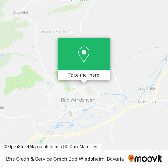 Bhe Clean & Service Gmbh Bad Windsheim map