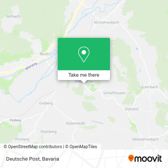 Deutsche Post map