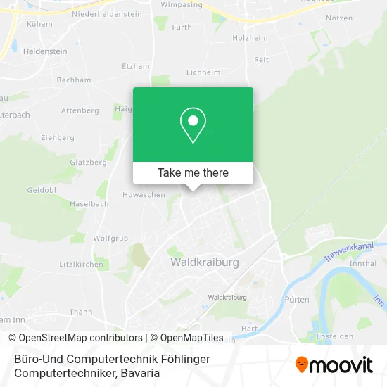 Büro-Und Computertechnik Föhlinger Computertechniker map