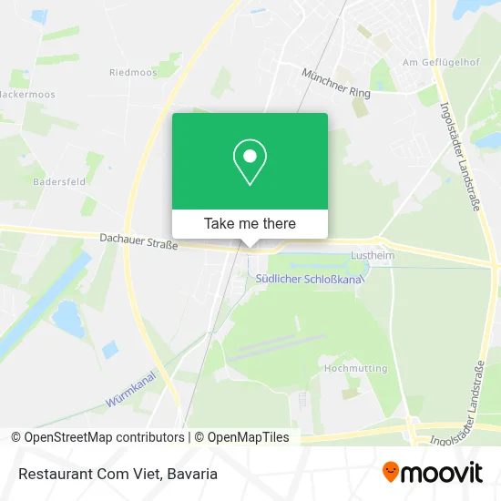 Restaurant Com Viet map