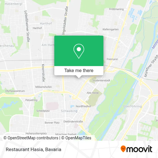 Restaurant Hasia map