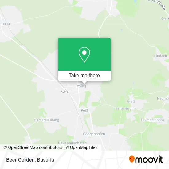 Biergarten map