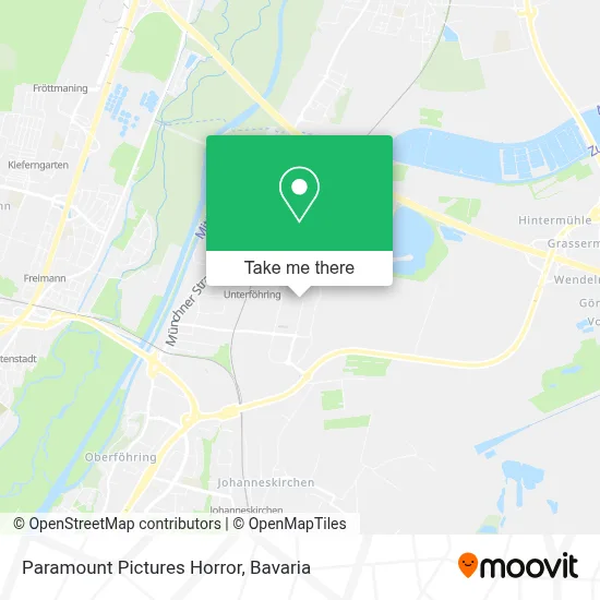 Paramount Pictures Horror map