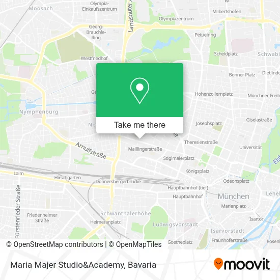 Maria Majer Studio&Academy map