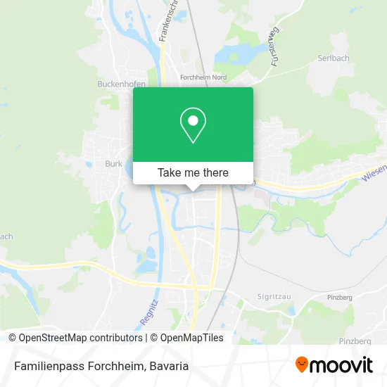 Familienpass Forchheim map