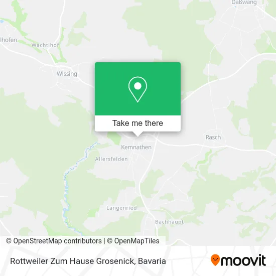 Rottweiler Zum Hause Grosenick map
