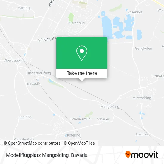 Modellflugplatz Mangolding map