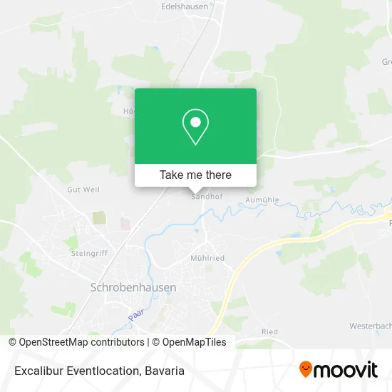 Excalibur Eventlocation map