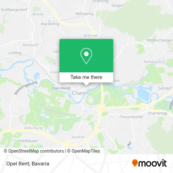 Opel Rent map