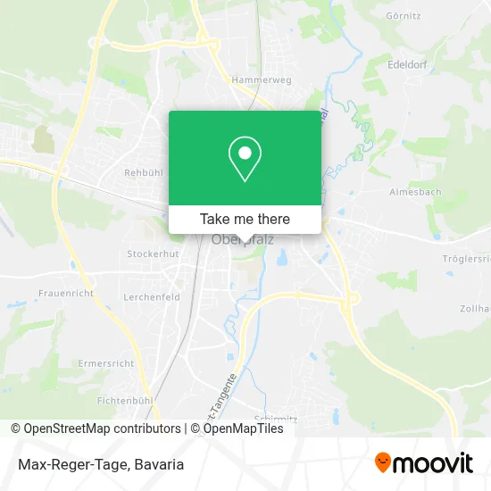 Max-Reger-Tage map