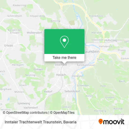 Inntaler Trachtenwelt Traunstein map