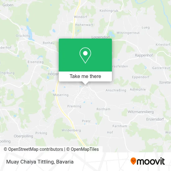 Muay Chaiya Tittling map