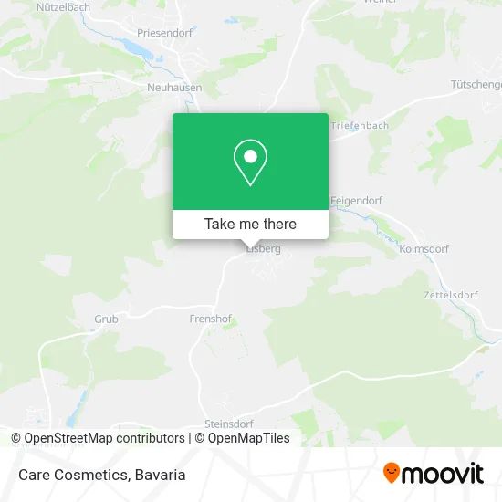 Care Cosmetics map