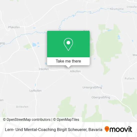 Lern- Und Mental-Coaching Birgit Scheuerer map