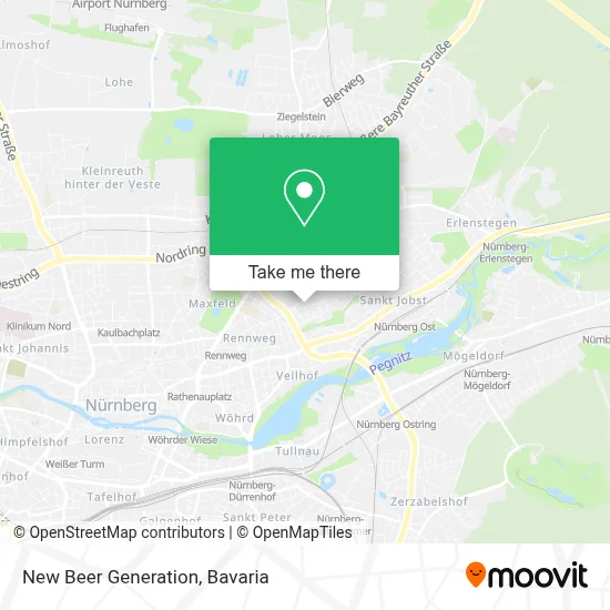 New Beer Generation map