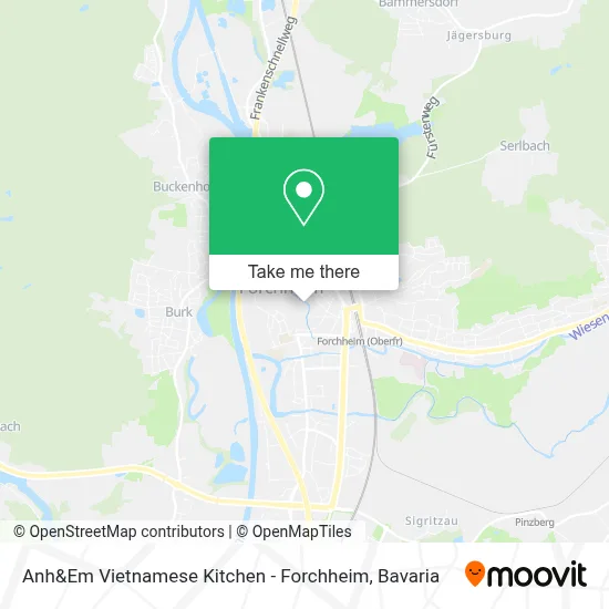 Anh&Em Vietnamese Kitchen - Forchheim map