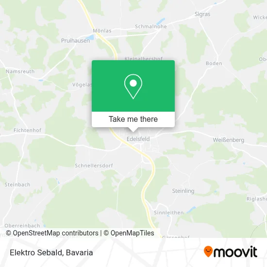 Elektro Sebald map