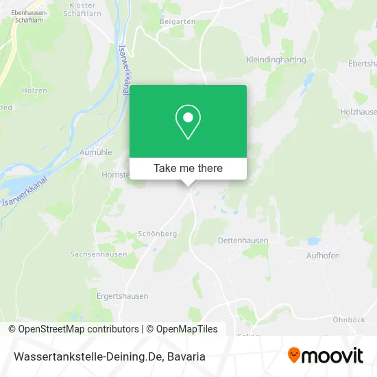 Wassertankstelle-Deining.De map
