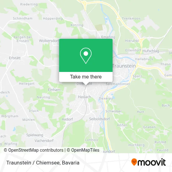Traunstein / Chiemsee map