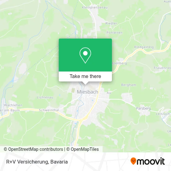 R+V Versicherung map