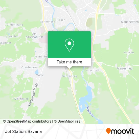 Jet Station map