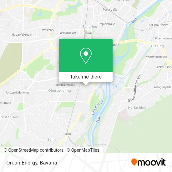 Orcan Energy map