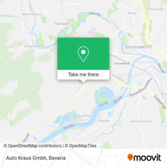 Auto Kraus Gmbh map