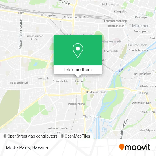 Mode Paris map