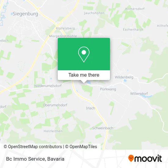 Bc Immo Service map
