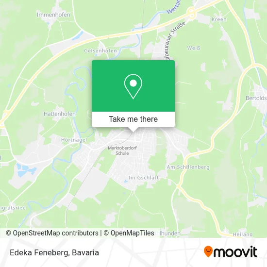 Edeka Feneberg map