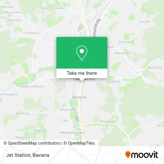 Jet Station map