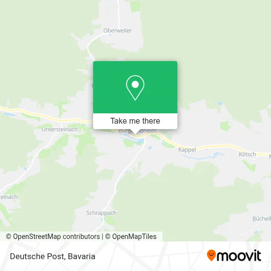 Deutsche Post map