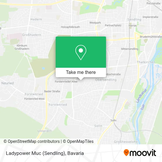 Ladypower Muc (Sendling) map