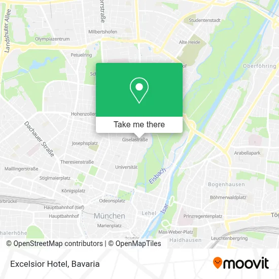 Hotel Excelsior map